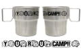 Yurucamp Folding Handle-style Stainless Steel Mug Cup thumbnail 1