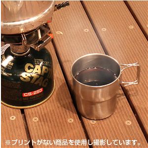 Yurucamp Folding Handle-style Stainless Steel Mug Cup