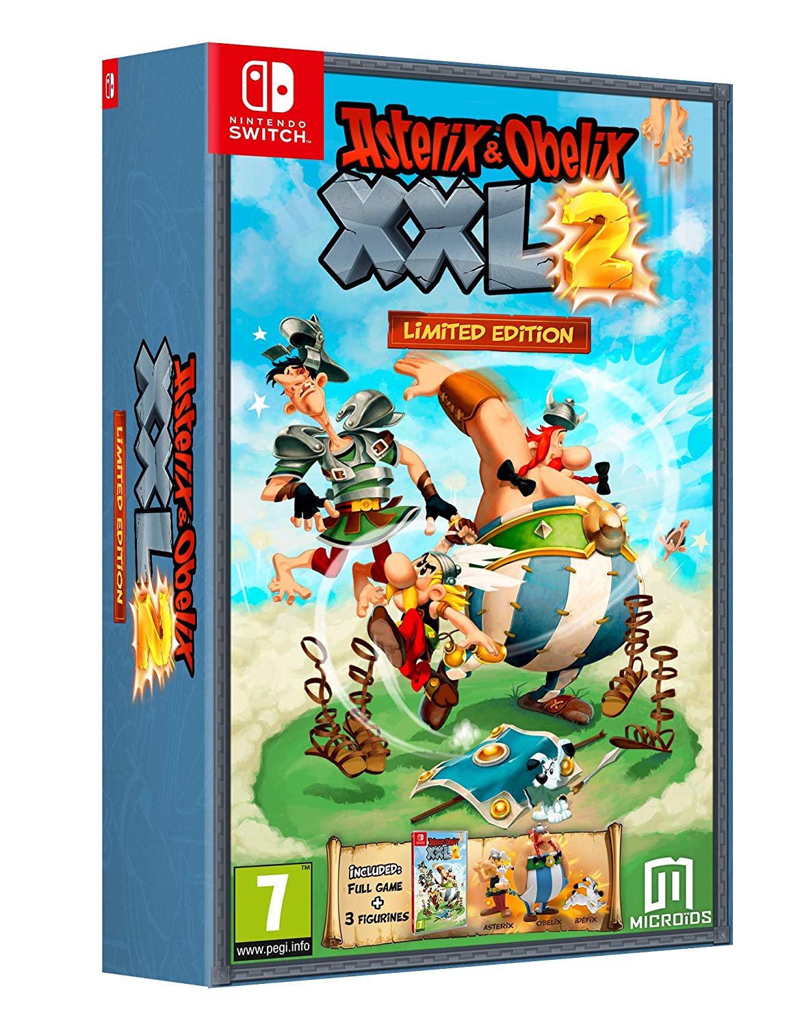 Trader Games - ASTERIX & OBELIX XXL 2 COGNER LA BAGARRE EDITION COLLECTOR SONT FOUS CES GAULOIS PS4 EURO NEW sur Playstation 4