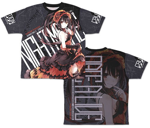 Date A Live Original Ver. - Kurumi Tokisaki Full Graphic T-shirt (L Size) image 1
