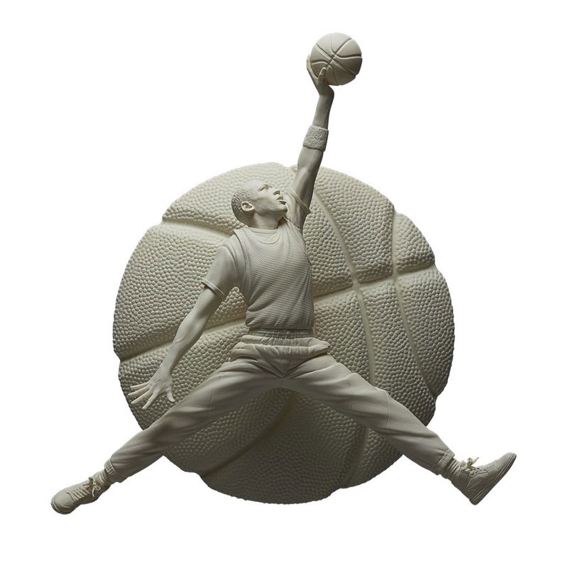 Enterbay 1/6 Scale Sculpture Collection: Michael Jordan Gypsum Edition image 1
