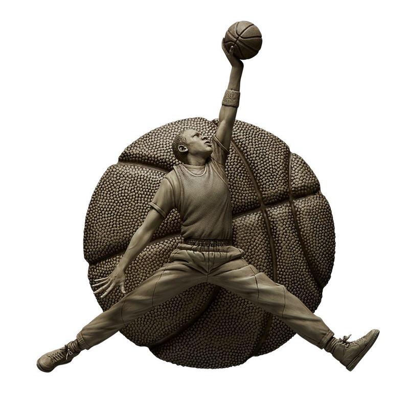Enterbay 1/6 Scale Sculpture Collection: Michael Jordan Ivory Edition image 1