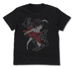 GeGeGe No Kitaro - Neko Musume T-shirt Black (L Size)_