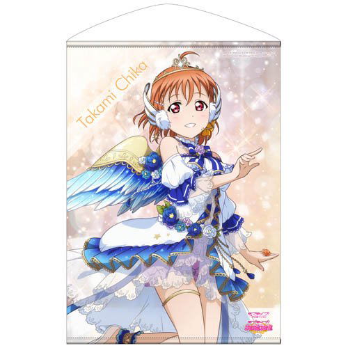 Love Live! Sunshine!! B2 Wall Scroll: Takami Chika Angel Edition Ver. (Re-run) image 1