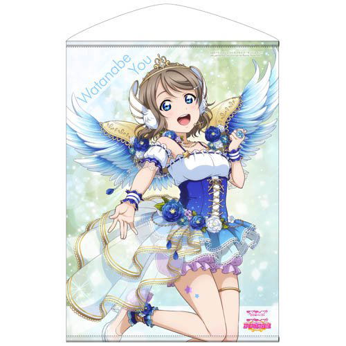 Love Live! Sunshine!! B2 Wall Scroll: Watanabe You Angel Edition Ver. (Re-run) image 1
