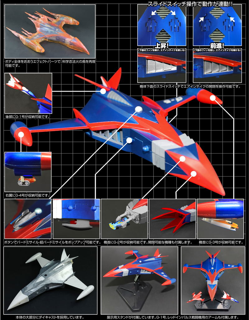 Metal Action No. 9 Science Ninja Team Gatchaman: God Phoenix image 9