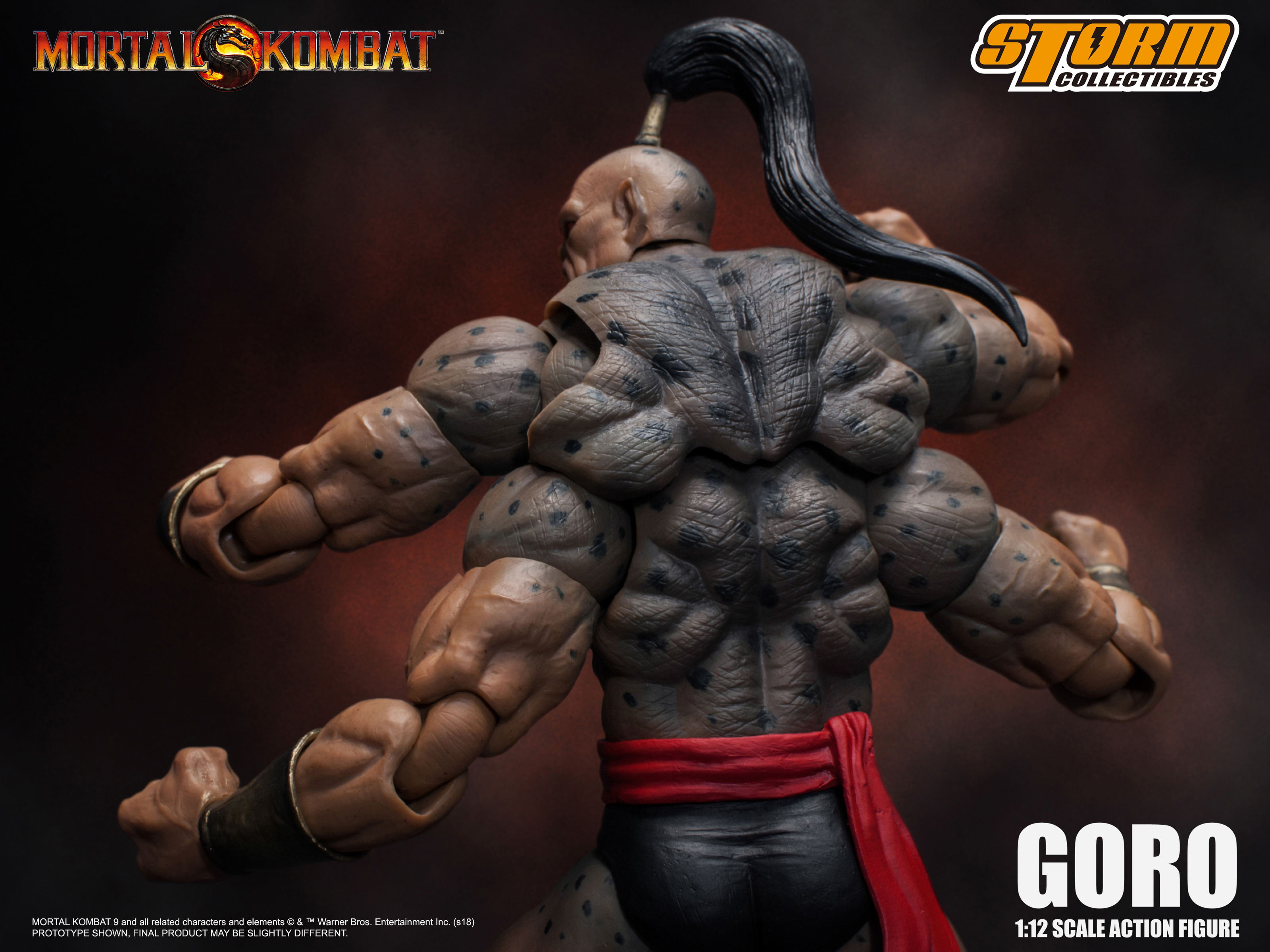 Mortal Kombat 1/12 Scale Pre-Painted Action Figure: Goro