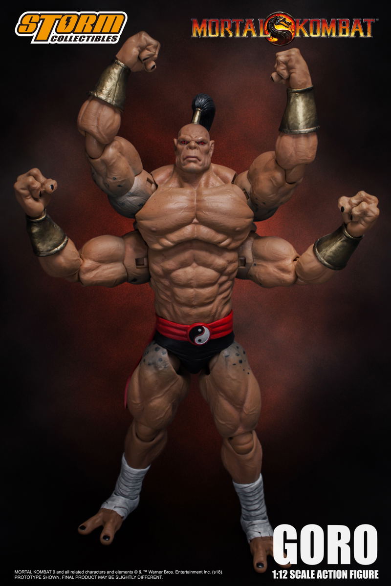 Mortal Kombat 1/12 Scale Pre-Painted Action Figure: Goro image 15