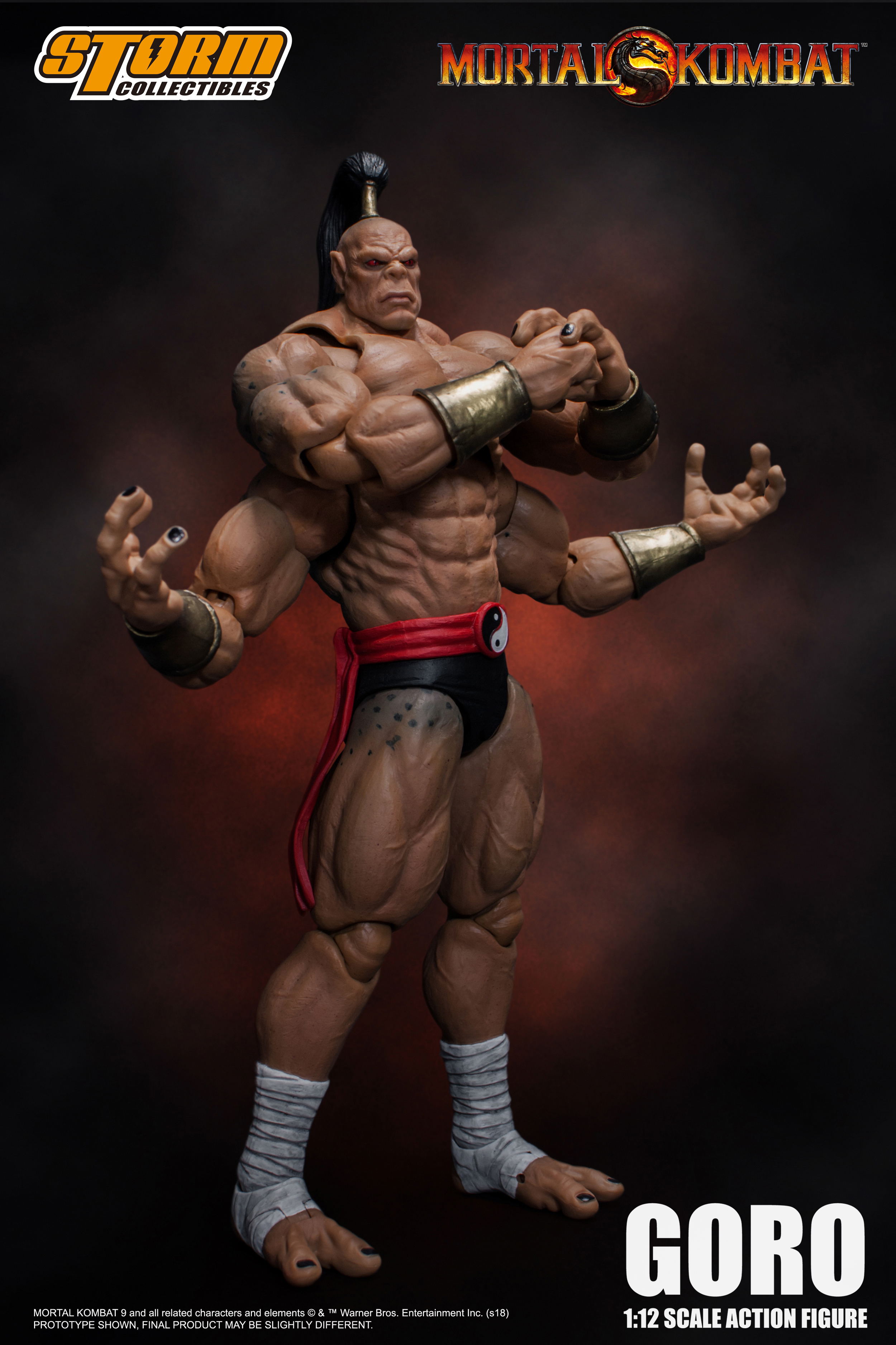 Mortal Kombat 1/12 Scale Pre-Painted Action Figure: Goro