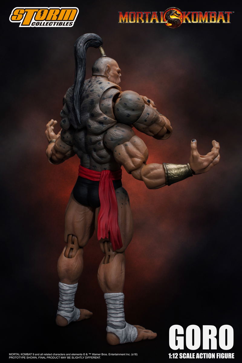 Mortal Kombat 1/12 Scale Pre-Painted Action Figure: Goro image 3