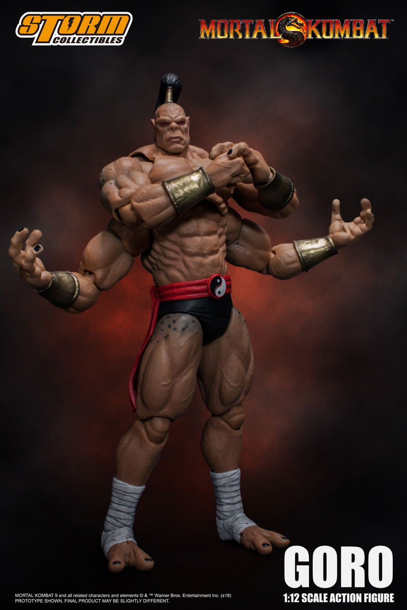 Mortal Kombat 1/12 Scale Pre-Painted Action Figure: Goro image 4
