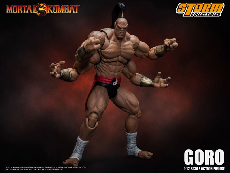 Mortal Kombat 1/12 Scale Pre-Painted Action Figure: Goro image 5
