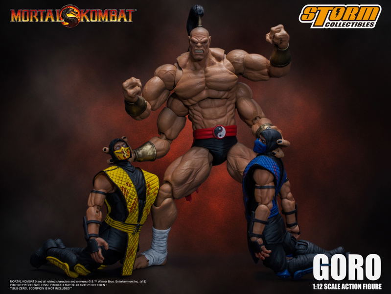 Mortal Kombat 1/12 Scale Pre-Painted Action Figure: Goro image 6
