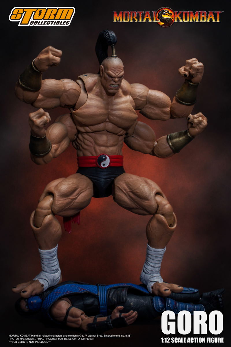Mortal Kombat 1/12 Scale Pre-Painted Action Figure: Goro image 8