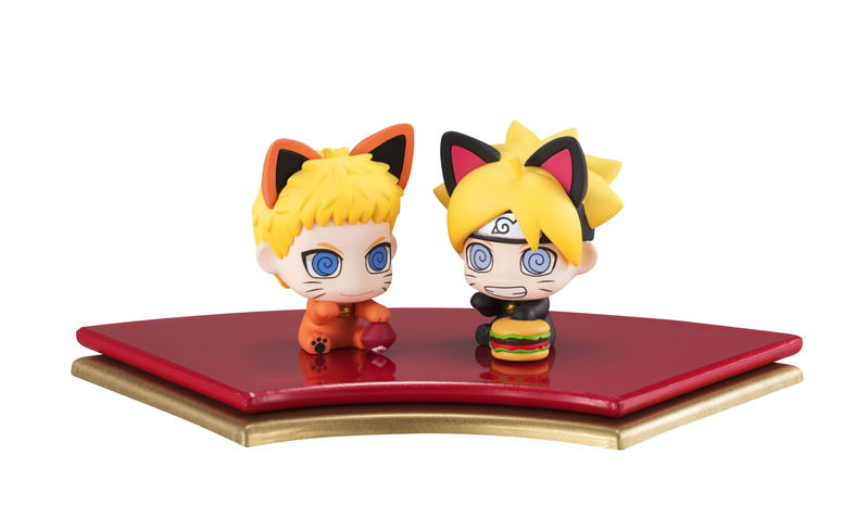 Petit Chara Land Manekineko Boruto Naruto Next Generations Oyako Manekineko Dattebasa! (Set of 2 pieces) image 1