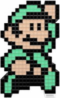 Pixel Pals Nintendo Super Mario 3: Luigi thumbnail 2