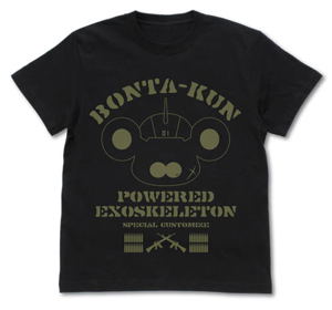Full Metal Panic? Fumoffu - Bonta-kun Powered Exoskeleton Special Customize Ver. T-shirt Black (M Size)_