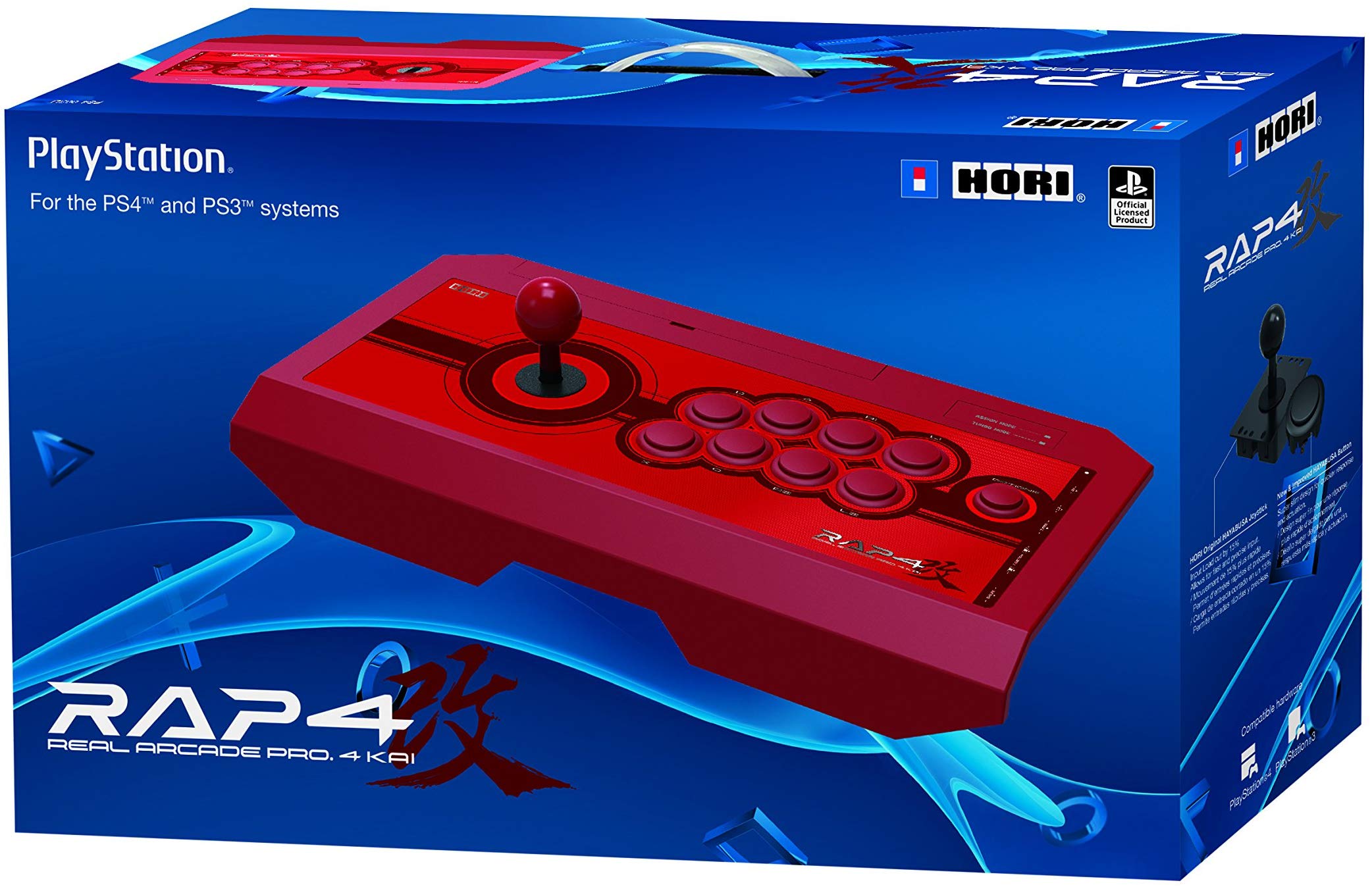 Real Arcade Pro. 4 Kai for PlayStation 4 (Red) for PC, PS3, PS3 Slim, PS4