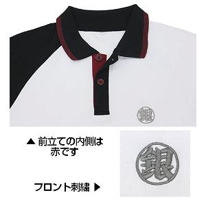 Gintama - Gin-san Design Polo Shirt (L Size)