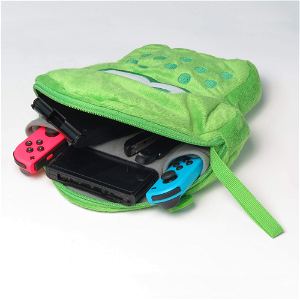 Splatoon 2 Squid Plush Pouch for Nintendo Switch (Neon Green)