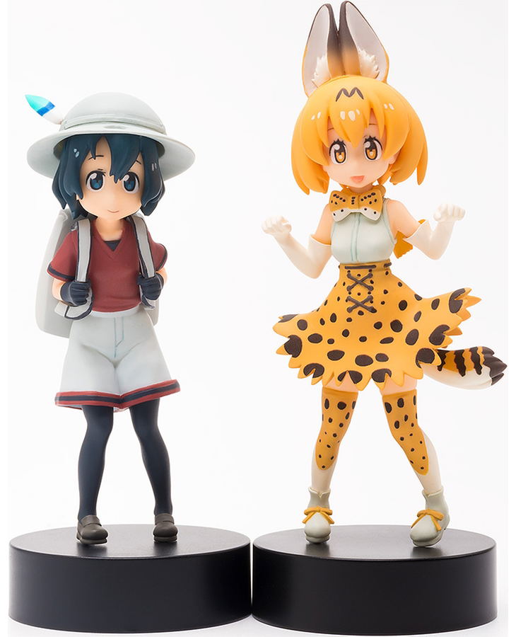 Kemono Friends PLAMAX MF-26 1/20 Scale Model Kit: Minimum Factory Kaban & Serval image 1
