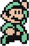 Pixel Pals Nintendo Super Mario 3: Luigi thumbnail 6