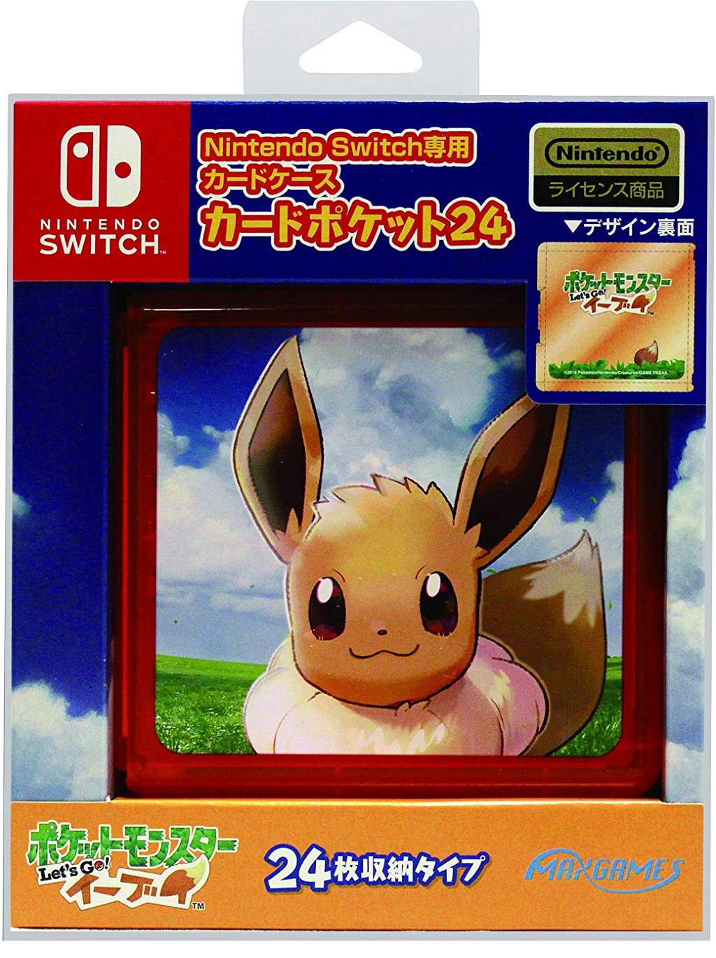 Pocket Monsters Let's Go! Eevee Card Pocket for Switch for Nintendo Switch