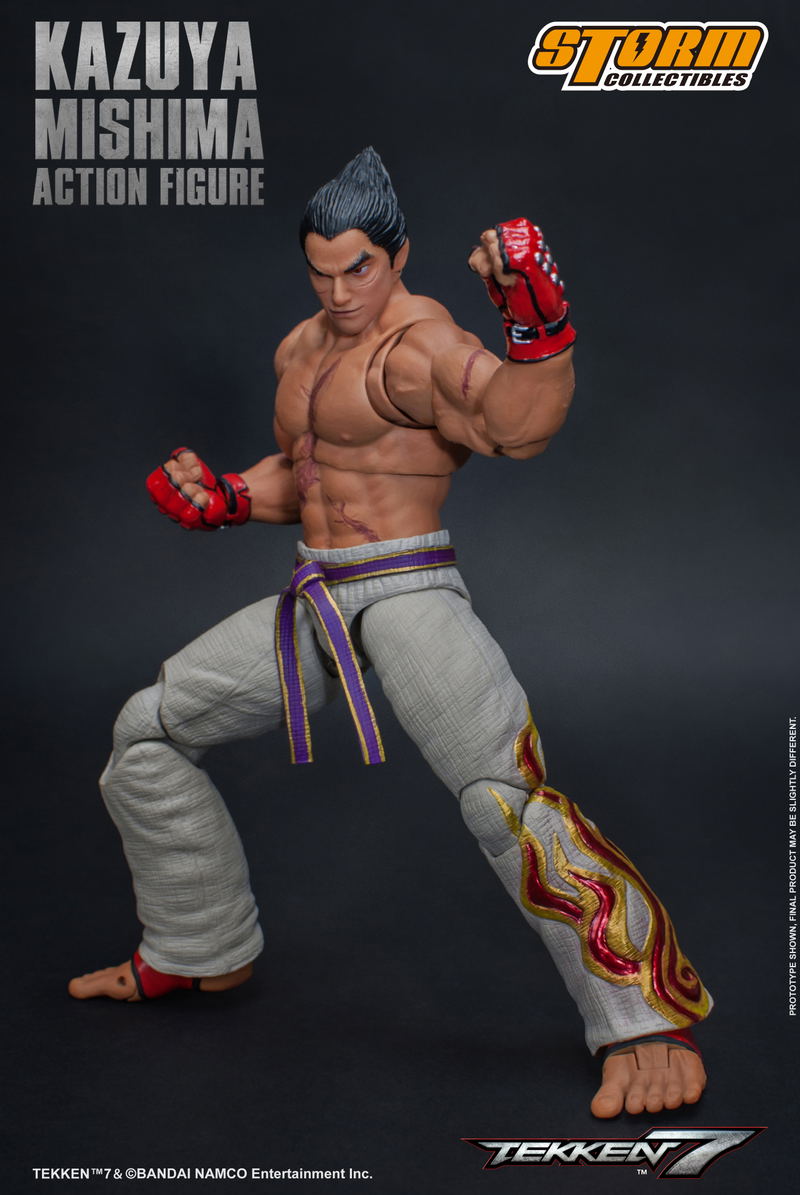 Tekken 7 Pre-Painted Action Figure: Kazuya Mishima image 1