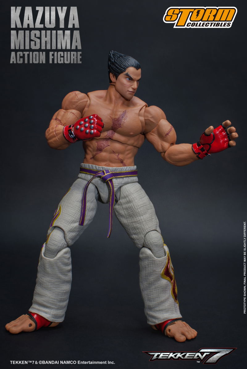 Tekken 7 Pre-Painted Action Figure: Kazuya Mishima image 2