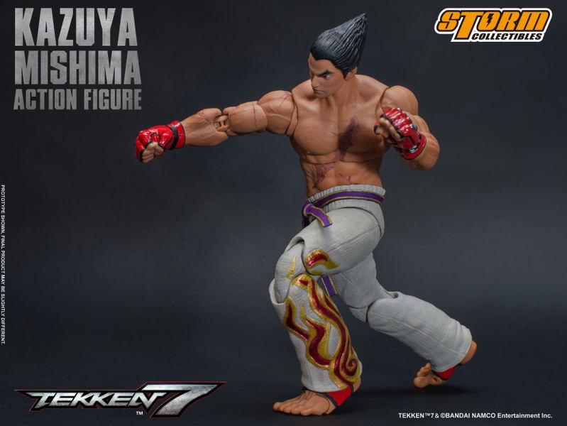 Tekken 7 Pre-Painted Action Figure: Kazuya Mishima image 8