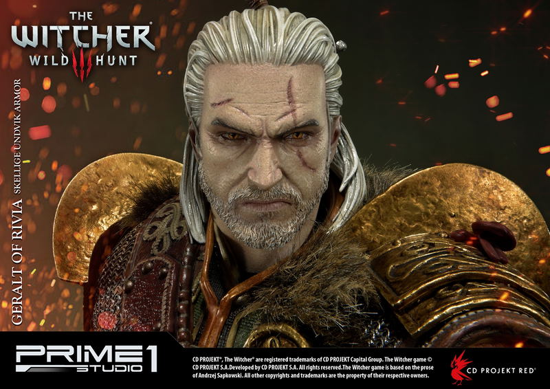 The Witcher 3 Wild Hunt 1/4 Scale Statue: PMW3-07 Geralt of Rivia Skellige Undvik Armor image 21