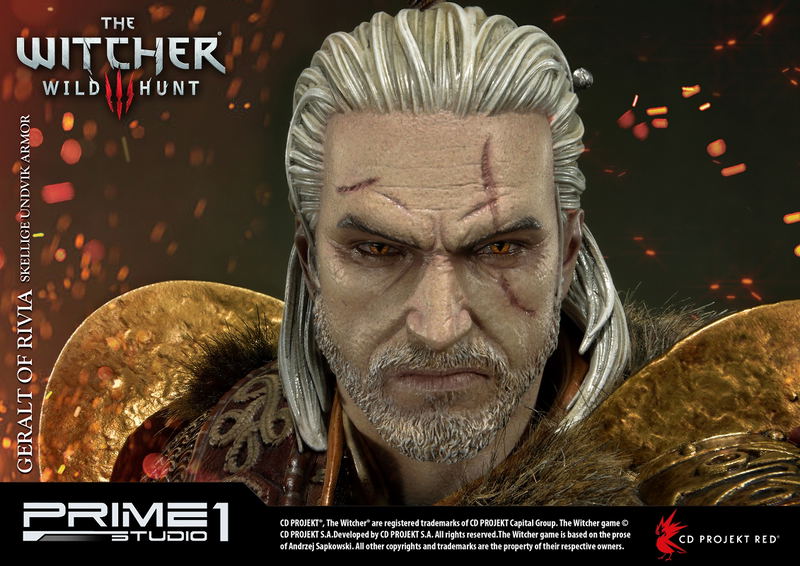 The Witcher 3 Wild Hunt 1/4 Scale Statue: PMW3-07 Geralt of Rivia Skellige Undvik Armor image 22