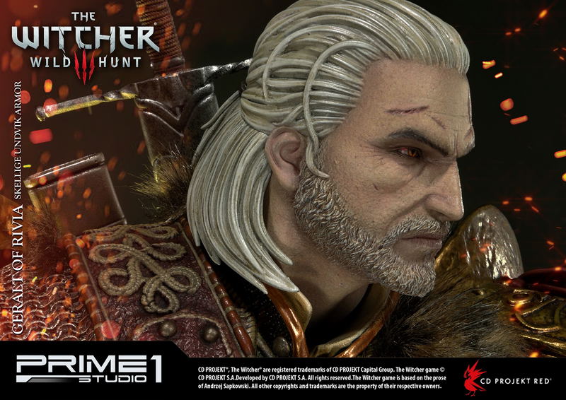 The Witcher 3 Wild Hunt 1/4 Scale Statue: PMW3-07 Geralt of Rivia Skellige Undvik Armor image 24