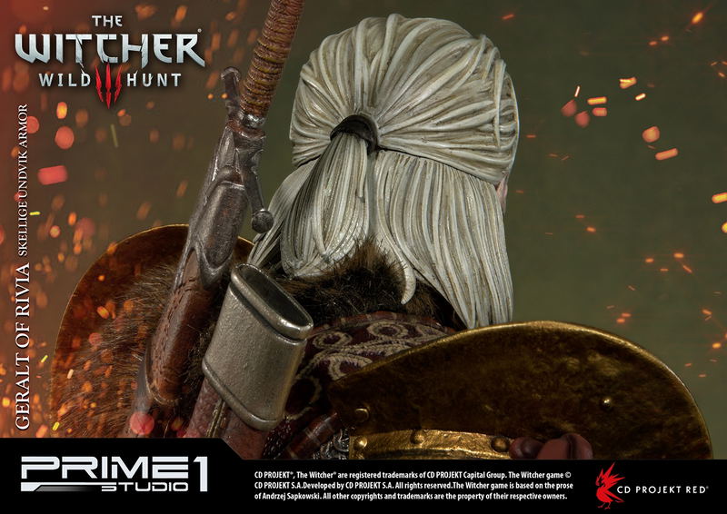 The Witcher 3 Wild Hunt 1/4 Scale Statue: PMW3-07 Geralt of Rivia Skellige Undvik Armor image 25