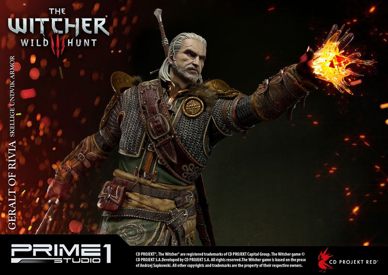 The Witcher 3 Wild Hunt 1/4 Scale Statue: PMW3-07 Geralt of Rivia Skellige Undvik Armor image 28