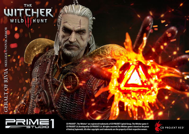 The Witcher 3 Wild Hunt 1/4 Scale Statue: PMW3-07 Geralt of Rivia Skellige Undvik Armor image 30