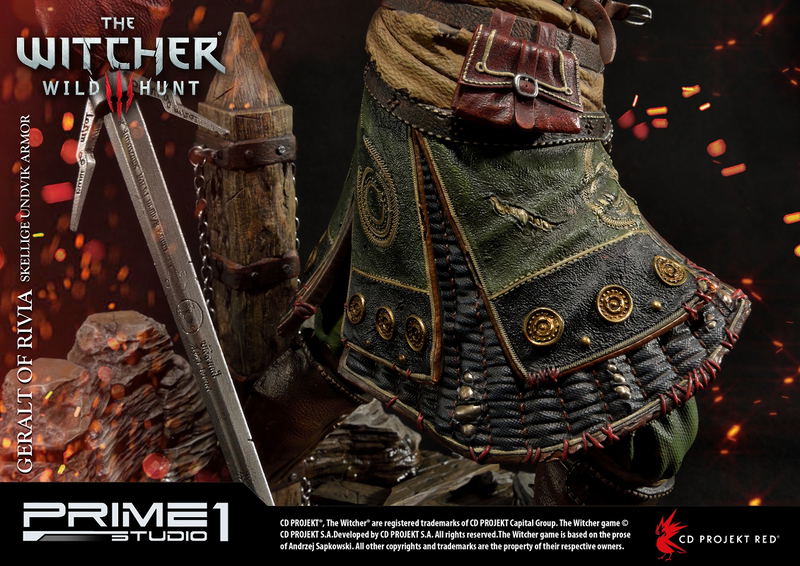 The Witcher 3 Wild Hunt 1/4 Scale Statue: PMW3-07 Geralt of Rivia Skellige Undvik Armor image 36