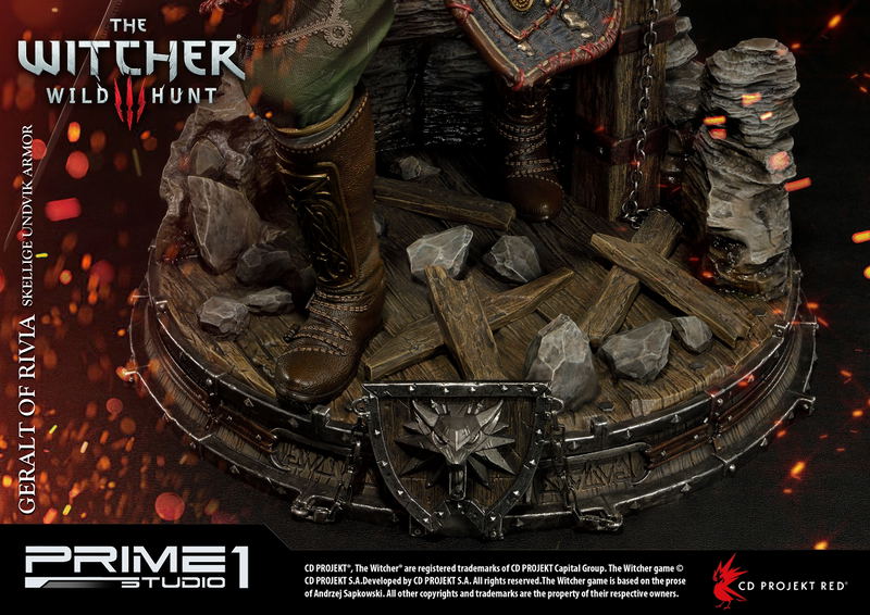 The Witcher 3 Wild Hunt 1/4 Scale Statue: PMW3-07 Geralt of Rivia Skellige Undvik Armor image 37
