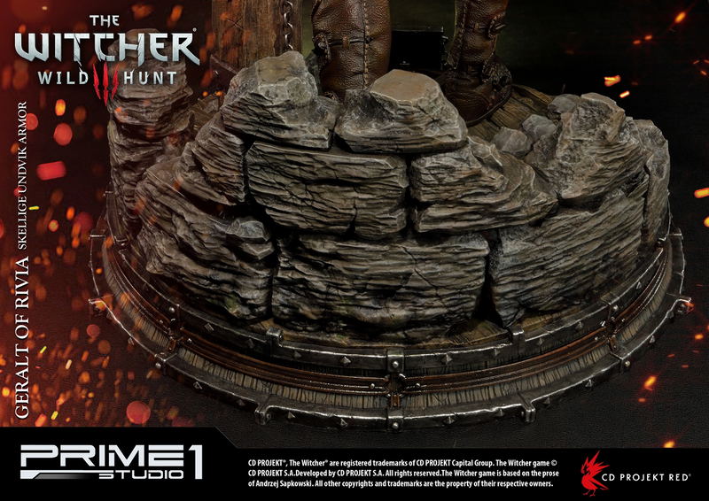 The Witcher 3 Wild Hunt 1/4 Scale Statue: PMW3-07 Geralt of Rivia Skellige Undvik Armor image 38