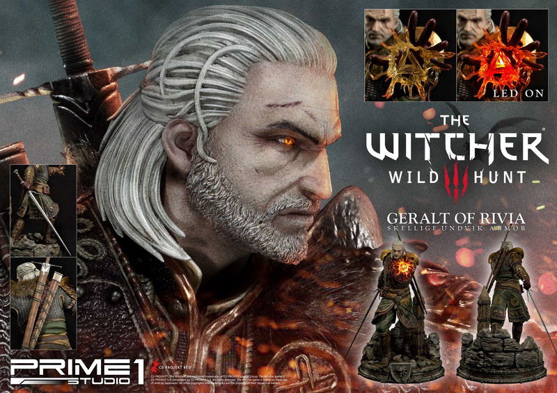 The Witcher 3 Wild Hunt 1/4 Scale Statue: PMW3-07 Geralt of Rivia Skellige Undvik Armor image 40