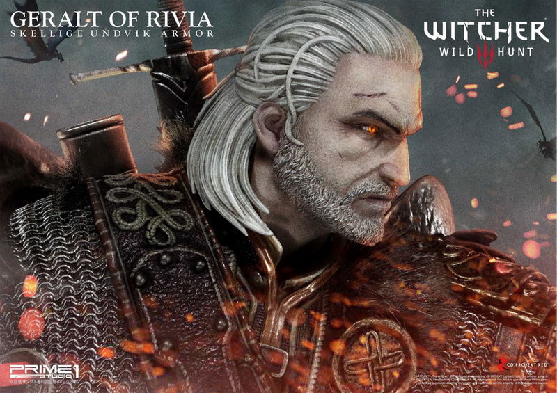 The Witcher 3 Wild Hunt 1/4 Scale Statue: PMW3-07 Geralt of Rivia Skellige Undvik Armor image 41