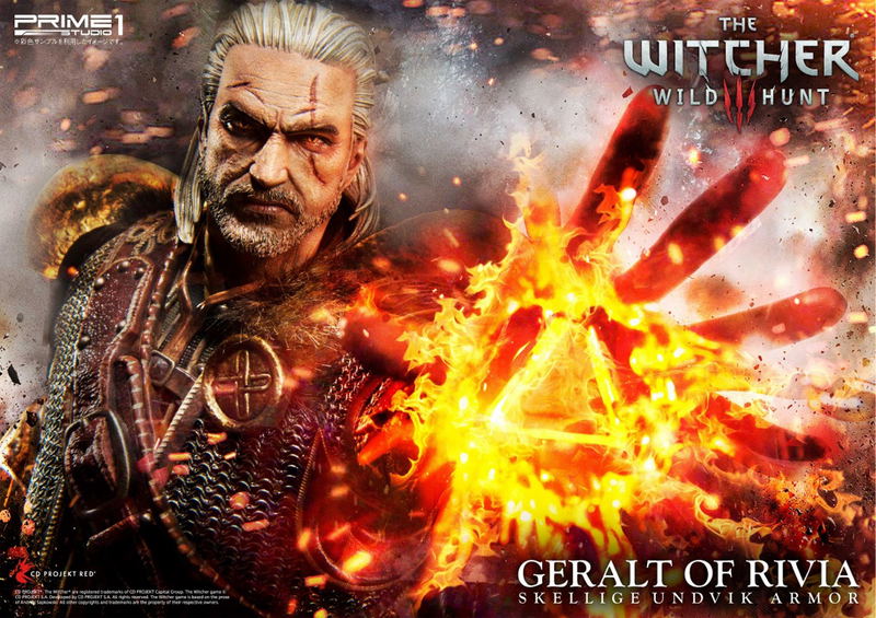 The Witcher 3 Wild Hunt 1/4 Scale Statue: PMW3-07 Geralt of Rivia Skellige Undvik Armor image 42