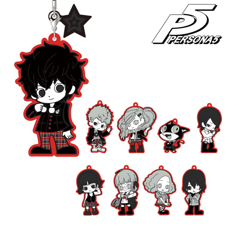 Persona 5 Trading Rubber Strap (Set of 9 pieces) image 1
