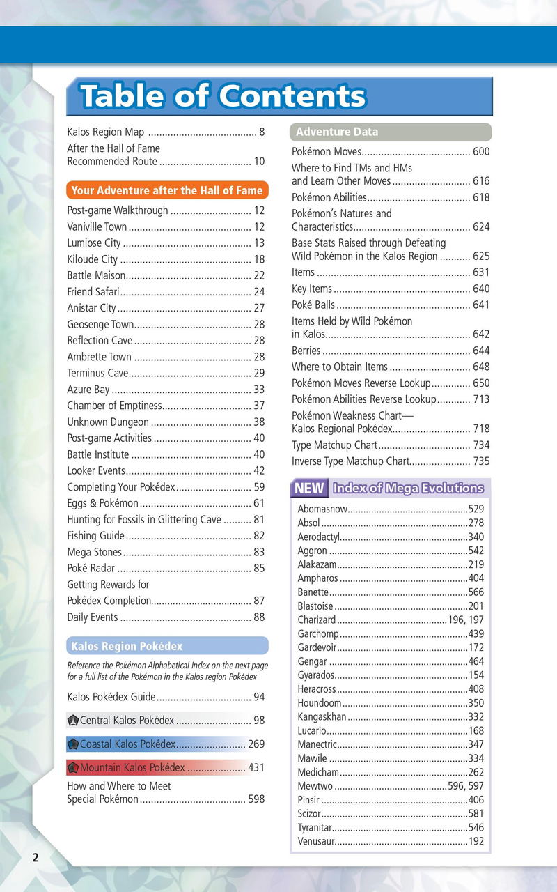 Pokemon X & Pokemon Y: The Official Kalos Region Pokedex & Postgame Adventure Guide (Paperback) image 2