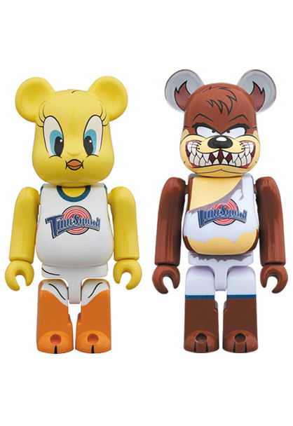 Be@rbrick Space Jam: Tweety Bird & Tasmanian Devil 2 Pack image 1