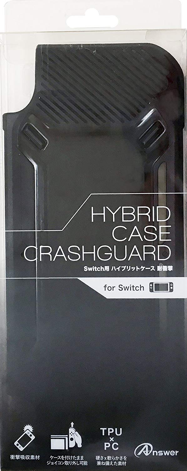 Crashguard Hybrid Case for Nintendo Switch (Black) image 1