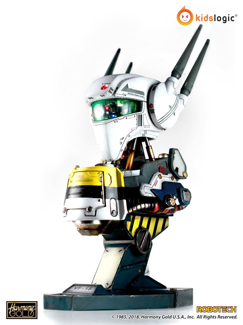 Kidslogic ST05 Robotech 1/8 Scale Mechanical Bust Statue: Valkyrie VF-1S image 6