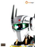 Kidslogic ST05 Robotech 1/8 Scale Mechanical Bust Statue: Valkyrie VF-1S thumbnail 12