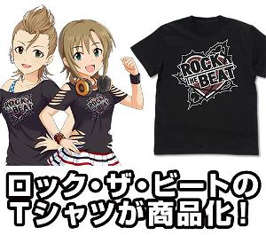 The Idolm@ster Cinderella Girls - Rock The Beat T-shirt Black (M Size)