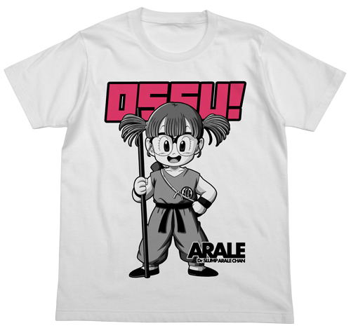 Dr. Slump Arale Chan x Dragon Ball Arale T-shirt White (L Size) image 1